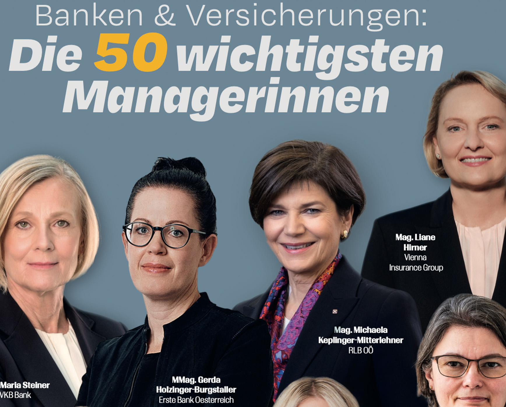 Austrian Business Woman Spezial-Ausgabe:  Die 50 wichtigsten Frauen der heimischen Banken- und Versicherungswelt
